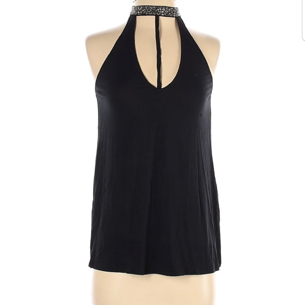 EXPRESS BLACK SLEEVELESS TOP - Picture 1 of 2